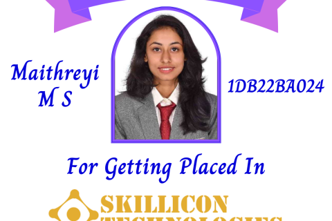 Maithreyi M S (MBA, 2024 Batch) - Placed in Skillicon Technologies