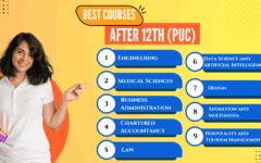 list of best courses after 12th (PUC) Engineering (B.Tech/B.E.). Medical Sciences (MBBS, BDS, Nursing, Pharmacy). Business Administration (BBA/Integrated MBA). Chartered Accountancy (CA). Law (BA LLB). Data Science and Artificial Intelligence (B.Sc AI, B.Tech Data Science). Design (Fashion, Interior, Graphic Design). Animation and Multimedia (B.Sc Animation, VFX). Hospitality and Tourism Management (BHM, BTTM)