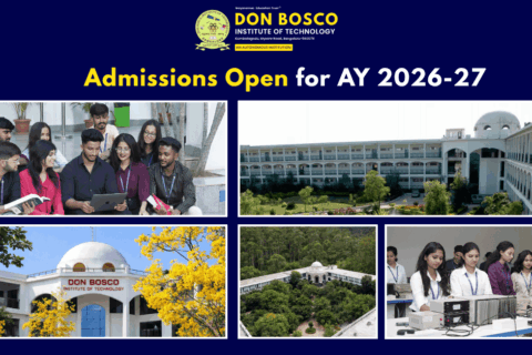 Don Bosco Institute of Technology (DBIT) Bengaluru Engineering College Admissions open for AY 2026-27 featuring campus infrastructure and student life.